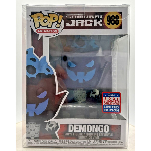 Funko Pop! Samurai Jack Demongo With Protector Case #988 F9 - Picture 1 of 6